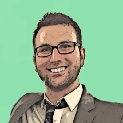 Illustrated portrait of Jonathan Biro